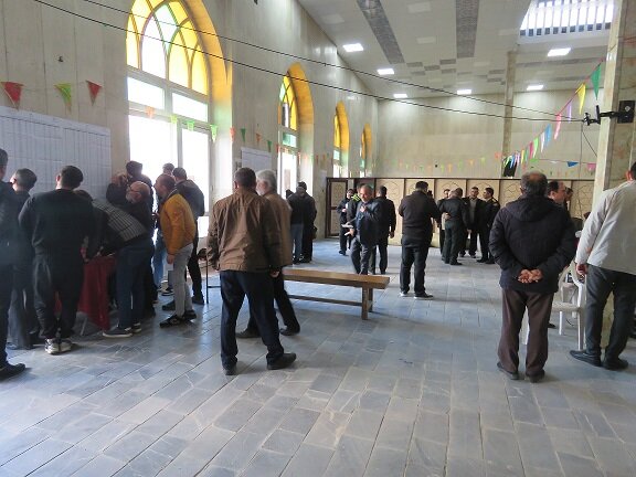 بازدید رئیس شورای اسلامی شهر از ستاد پشتیبانی انتخابات مستقر درساختمان اداری منطقه ۵