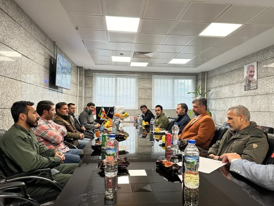 تقدیر فرمانده بسیج ادارات شهرداری کرج  از گروه جهادی شهید حسینی