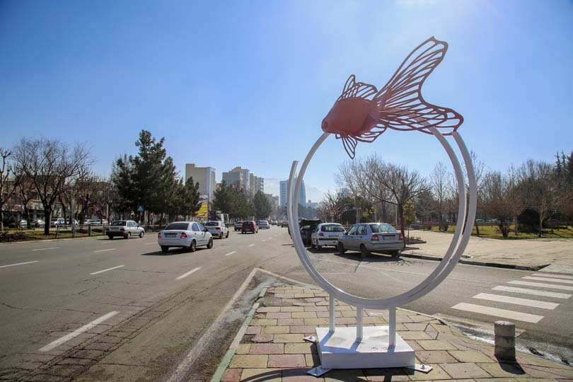 اِلِمانهای جذاب نوروزی در شهر کرج نصب شدند