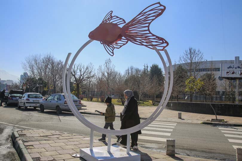 اِلِمانهای جذاب نوروزی در شهر کرج نصب شدند