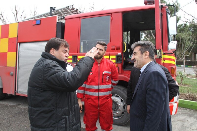 بازدید سرزده معاون استاندار و فرماندار کرج از بهشت سکینه(س) / تشکر ویژه و رضایت کامل ایشان از سازمان آرامستان ها
