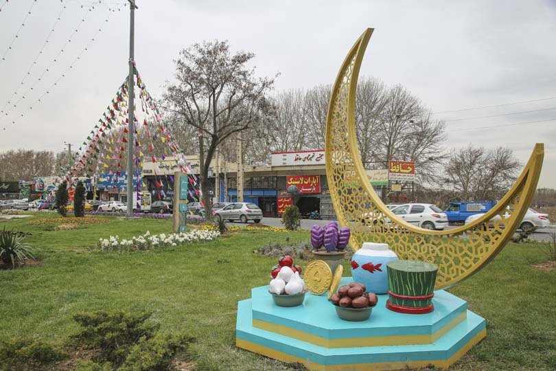 اِلمانهای نوروزی حال و هوای سال نو کرج را تقویت کرد