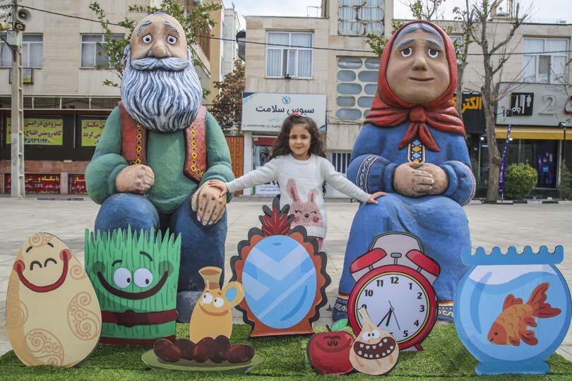 اِلمانهای نوروزی حال و هوای سال نو کرج را تقویت کرد