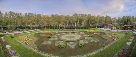 فرش گل دهمین جشنواره لاله ها