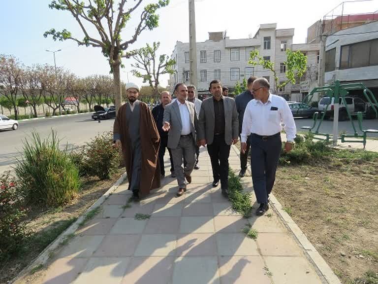 بازدید عضو شورای اسلامی شهر کرج از شهرک پردیسان