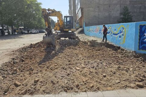 عملیات اجرایی پروژه بلوار نهم شاهین ویلا آغاز شد 1