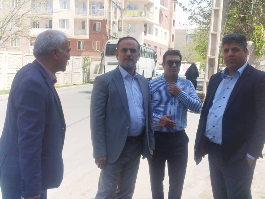 بازدید عضو شورای اسلامی شهر کرج از محله آسیاب برجی