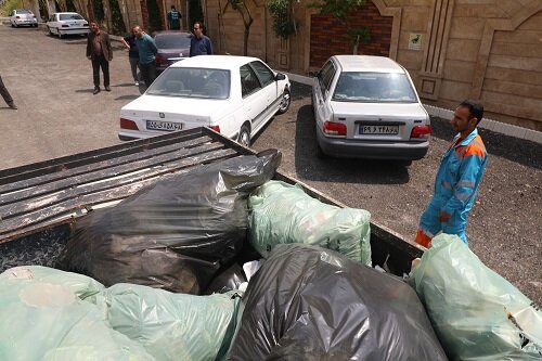 جاده آتشگاه از زباله پاکسازی شد