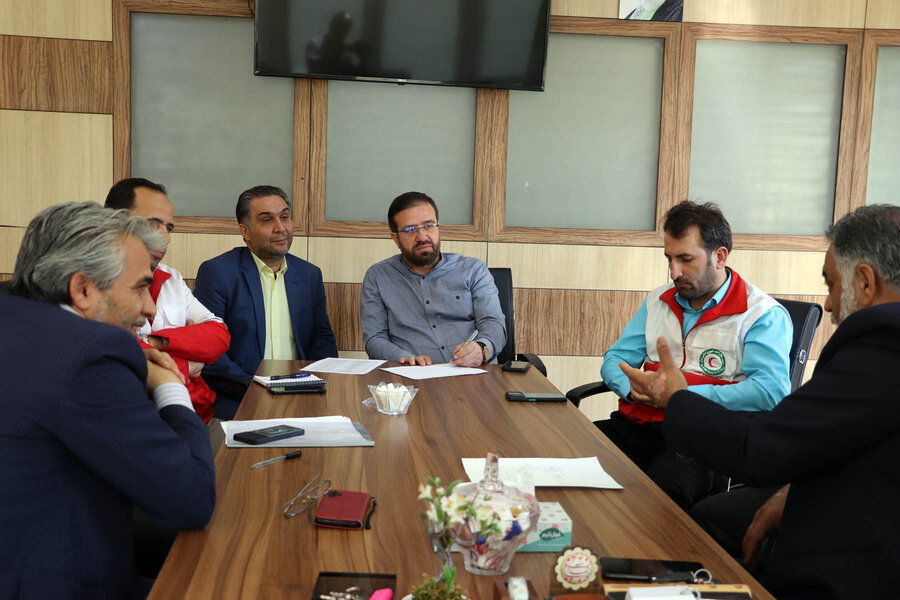 نقاط امن و اسکان اضطراری بررسی شد