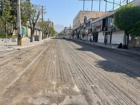 بهسازی و روکش آسفالت بیش از ۲ هزار متر مربع از معابر منطقه ۷ 7