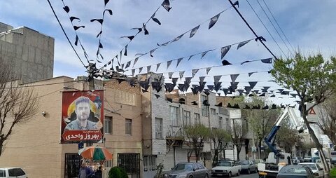 مراسم چهلمین روز شهادت بهروز واحدی شهید مدافع حرم