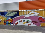 تکمیل عملیات رنگ‌آمیزی و بهسازی دیوار مدرسه پسرانه سوم شعبان