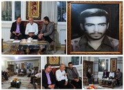 دیدار عضو شورای شهر کرج با خانواده شهید سرفراز حمید بهرامی
