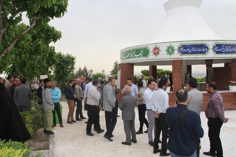 چایخانه حضرت رضا(ع) در بهشت سکینه کرج افتتاح شد