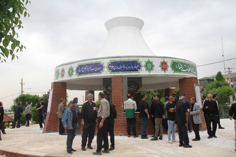 چایخانه حضرت رضا(ع) در بهشت سکینه کرج افتتاح شد