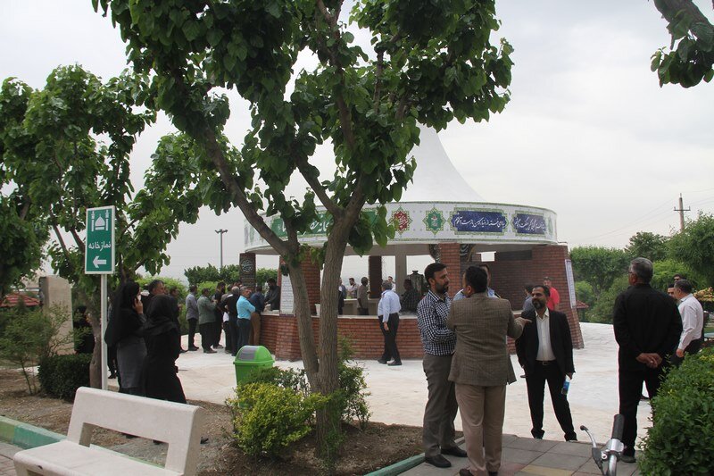 چایخانه حضرت رضا(ع) در بهشت سکینه کرج افتتاح شد