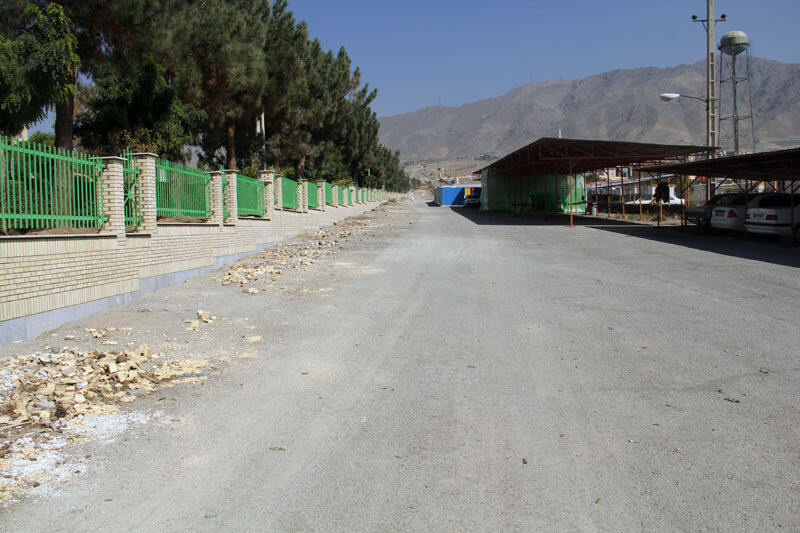 عملیات اجرایی سردرب ضلع شرقی دانشگاه آزاد اسلامی واحد کرج