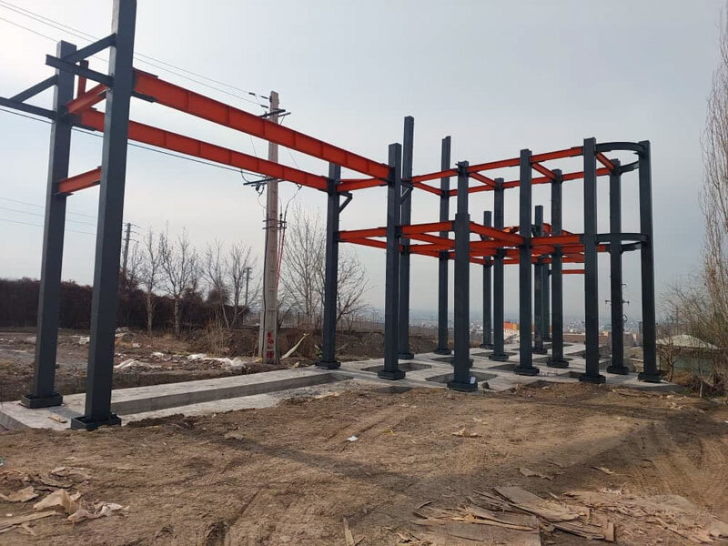 عملیات اجرایی سردرب ضلع شرقی دانشگاه آزاد اسلامی واحد کرج