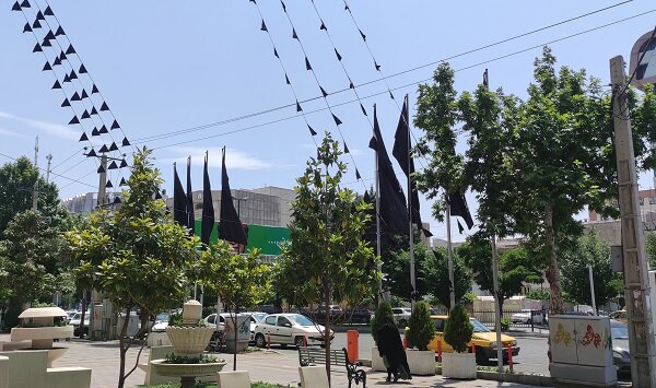 سیاه پوشی سطح منطقه ۲ کرج  به مناسبت شهادت رئیس‌جمهور مردمی ایران