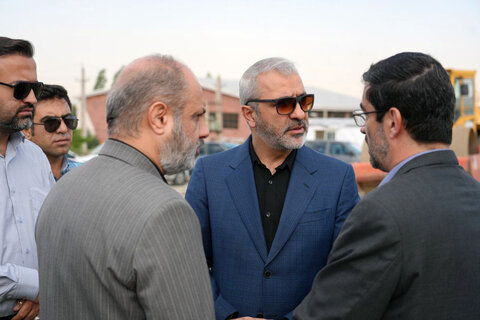 بازدید پروژه اتصال بولوار جمهوری اسلامی شمالی به بزرگراه شهید سلیمانی