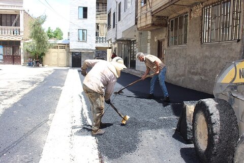 عملیات جدولگذاری و مرمت معابر سطح منطقه ۳ کرج انجام شد 3