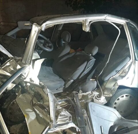 برخورد سه دستگاه خودرو در کیانمهر حادثه رانندگی