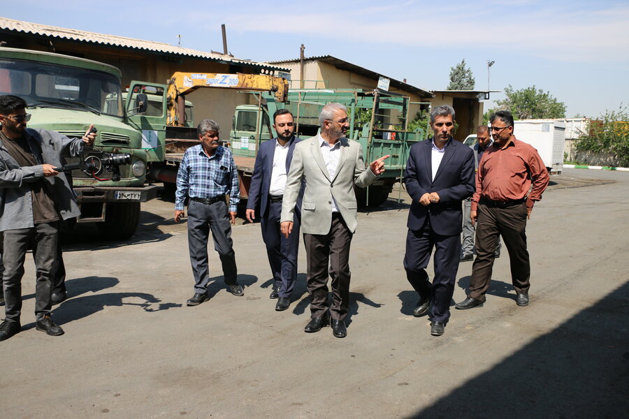 رصد شهردار کرج از فعالیت های سازمان پسماند