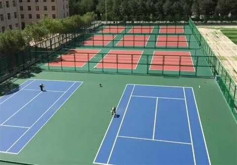 پروژه زمین تنیس پارک مکعب مهرشهر