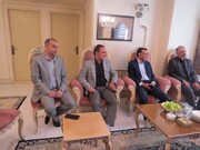 دیدار اعضای شورای اسلامی شهر کرج با «حمید خاجوی» جانباز سرافراز دفاع مقدس 