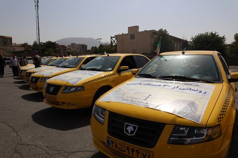رونمایی از ۴۲ تاکسی جدید در کرج تاکسیرانی