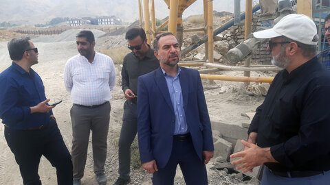 پروژه اتصال بولوار جمهوری شمالی به بزرگراه شهید سلیمانی بازدید مهاجری از پروژه های عمرانی