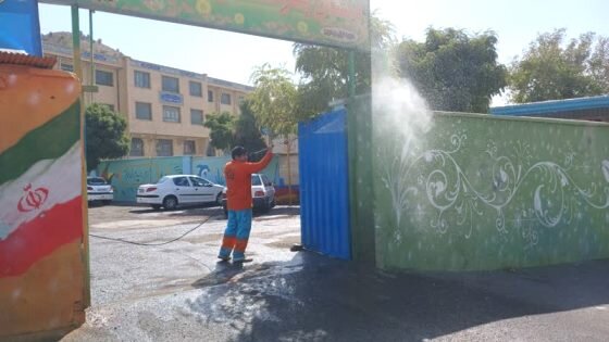 بهسازی مدارس منطقه ۱۰ برای استقبال از دانشآموزان