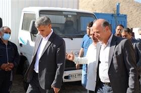 بازدید معاون هماهنگی امور فنی و عمرانی فرمانداری کرج از مرکز بی خطر سازی زباله های عفونی کرج بازدید از پسماند