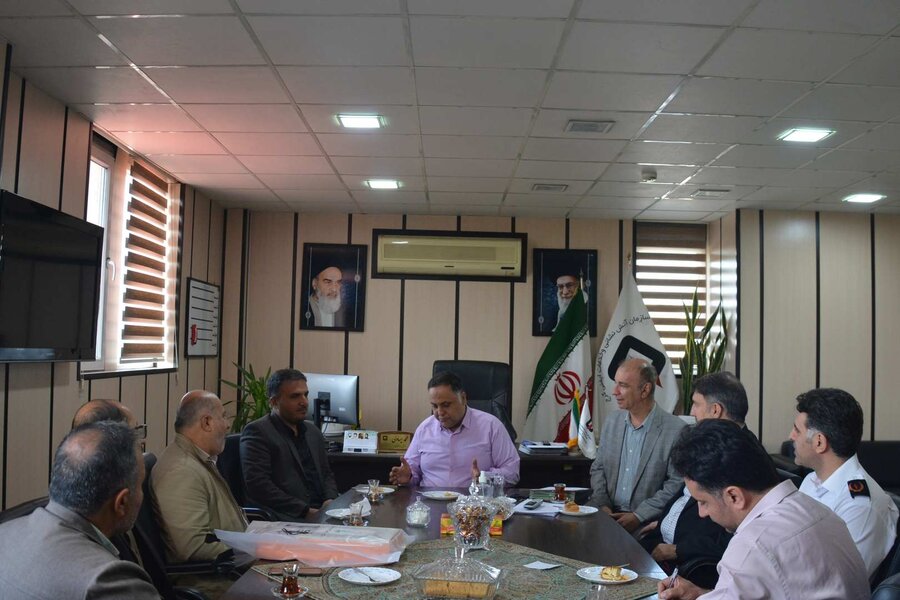 دیدار فرمانده سازمان بسیج شهرداری با رئیس آتشنشانی کرج