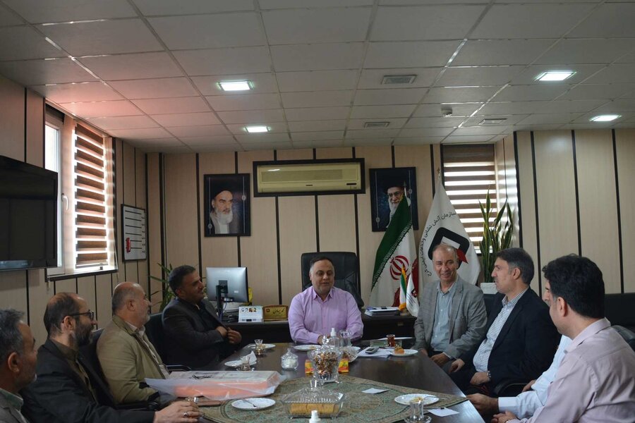 دیدار فرمانده سازمان بسیج شهرداری با رئیس آتشنشانی کرج