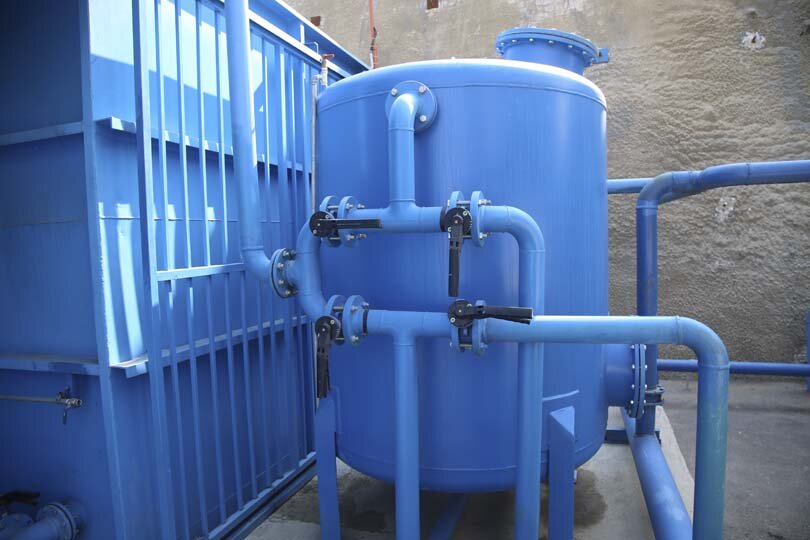 مدیران ارشد آب و فاضلاب و شهرداری قزوین از تصفیه خانههای شهر کرج بازدید کردند