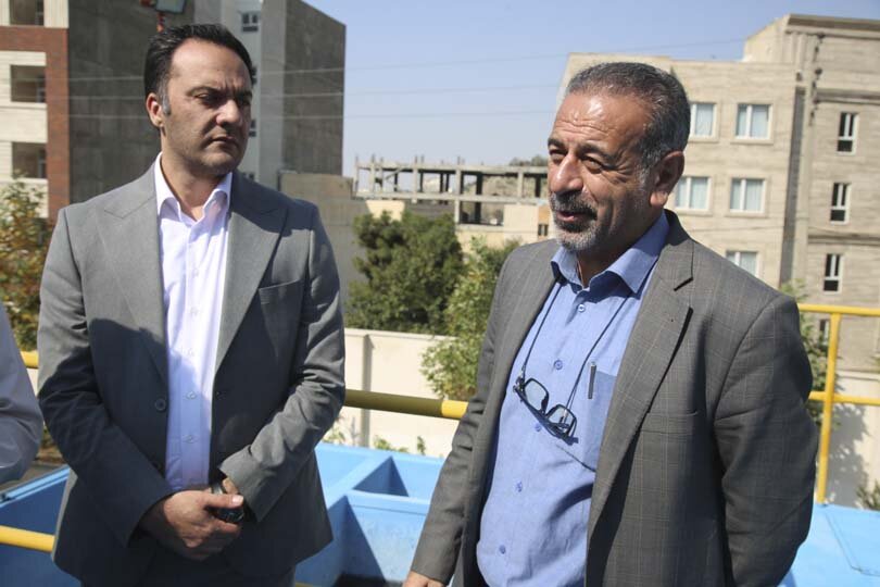 مدیران ارشد آب و فاضلاب و شهرداری قزوین از تصفیه خانههای شهر کرج بازدید کردند