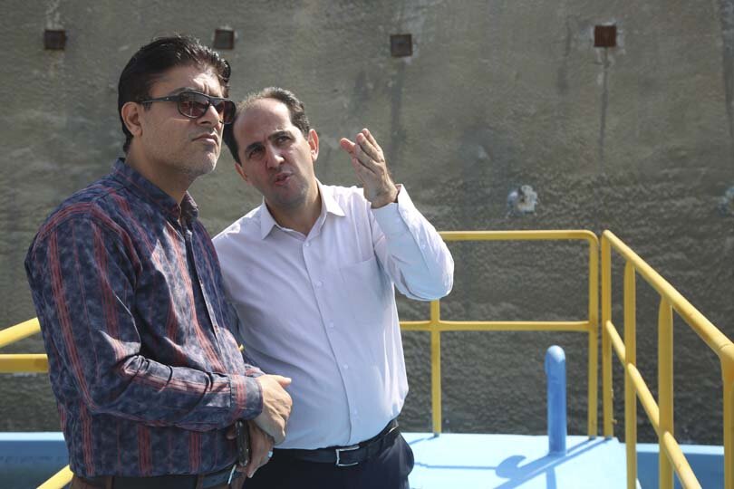 مدیران ارشد آب و فاضلاب و شهرداری قزوین از تصفیه خانههای شهر کرج بازدید کردند
