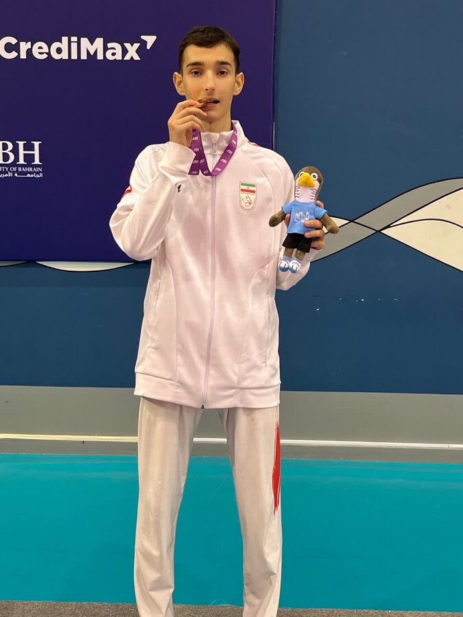 افتخارآفرینی در خانواده شهرداری کرج/کسب مدال برنز المپیک دانشآموزی با پای شکسته!