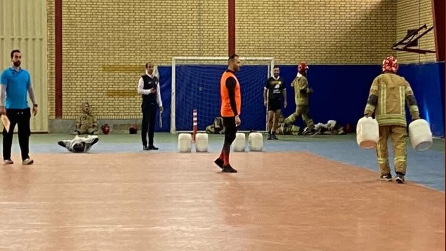 رقابتهای عملیاتی ورزشی آتشنشانان کرج برگزار شد