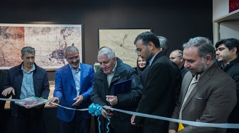 اولین نمایشگاه اسناد شهرسازی کرج افتتاح شد افتتاحیه نمایشگاه اسنادشهرسازی