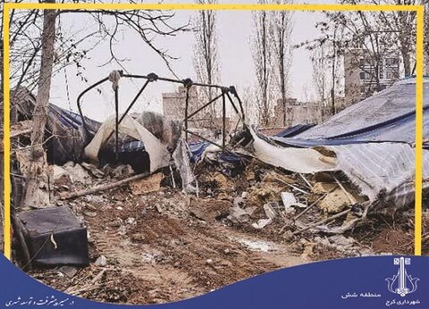 ۲۰۰۰ متر از اراضی ملی در منطقه ۶ رفع تصرف شد رفع تصرف منطقه 6