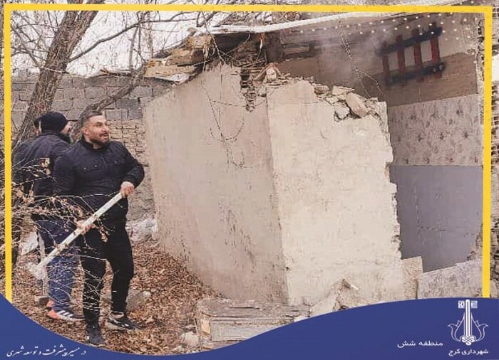 ۲۰۰۰ متر از اراضی ملی در منطقه ۶ رفع تصرف شد