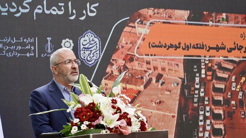 زیرگذر فلکه اول رجایی‌شهر کرج دو ماه زودتر از موعد تعیین شده افتتاح شد