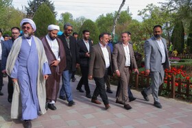 بازدید اعضای شورا از باغ لالهها