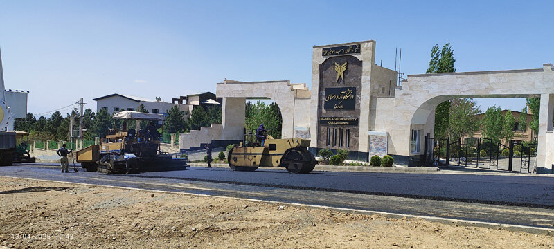 پایان عملیات اجرایی و آسفالت پروژه اتصال بلوار جمهوری به بزرگراه شهید سلیمانی