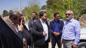 بازدید اعضاء شورای ائتلاف نیروهای انقلاب اسلامی شهر کرج از آزادراه شمالی