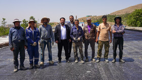 بازدید اعضاء شورای ائتلاف نیروهای انقلاب اسلامی شهر کرج از آزادراه شمالی