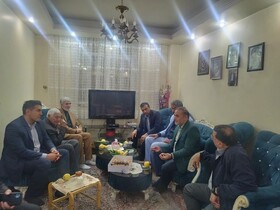 دیدار رحیمی از خانواده شهید
