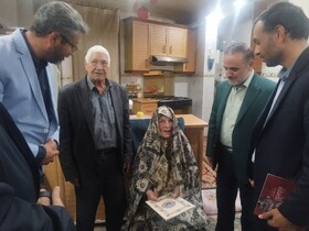 دیدار رحیمی از خانواده شهید